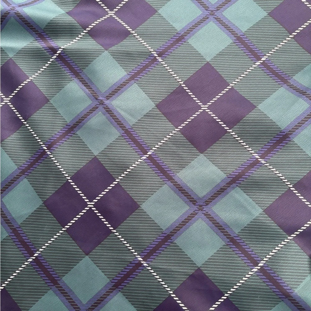 Joie Tartan Satin A-Line Slip Skirt - Picture 4 of 4
